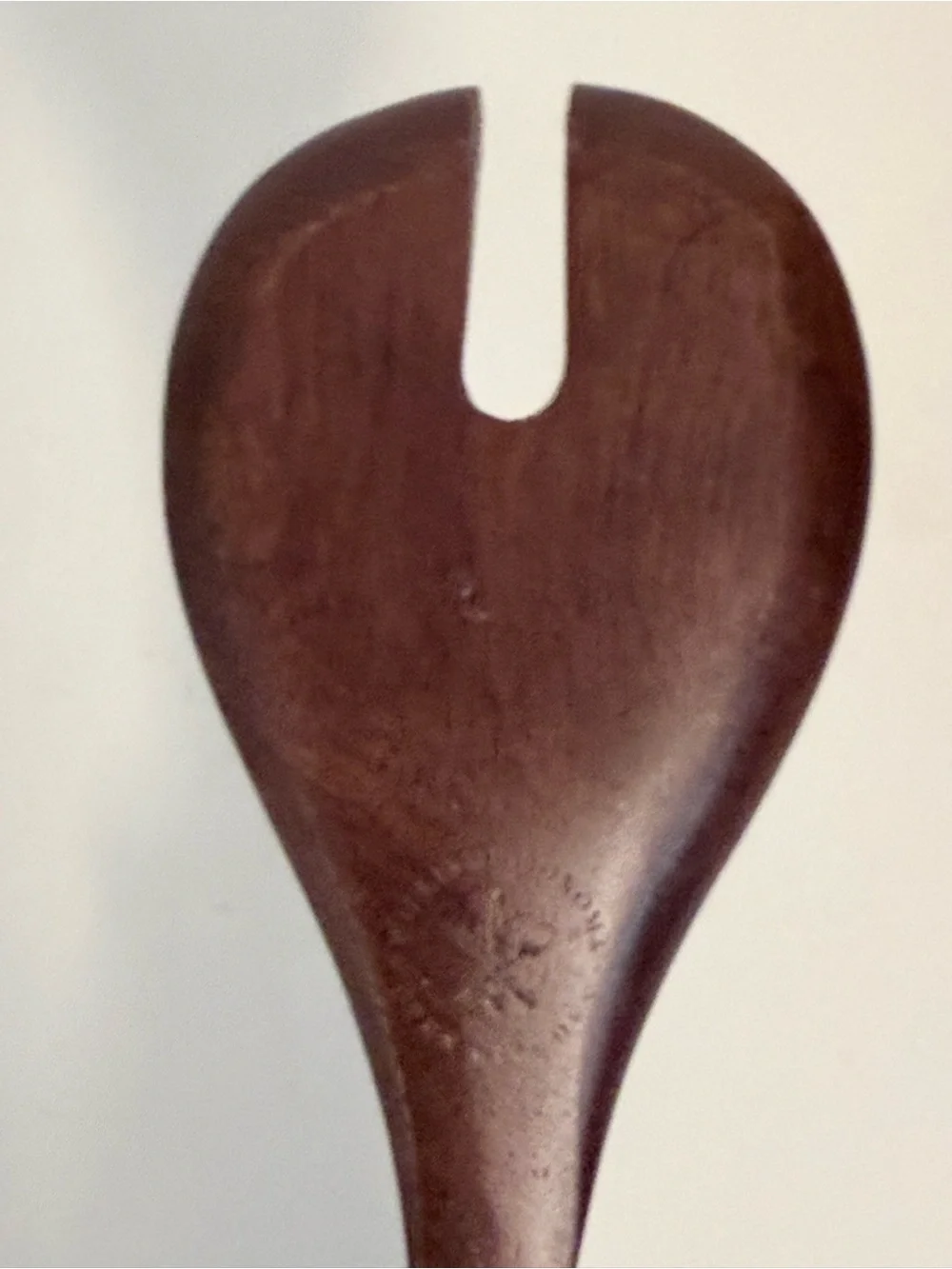 Williams Sonoma Dark Brown Wooden Salad Spoons Set